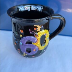 Russ The Big Six-Ohh! 60th Birthday Celebration Black 12oz Coffee Mug Cup